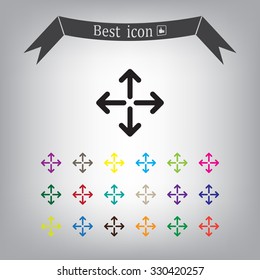 arrows vector icon