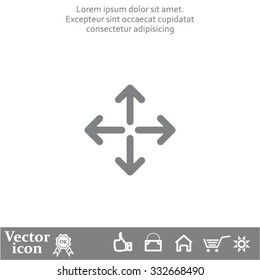 arrows vector icon