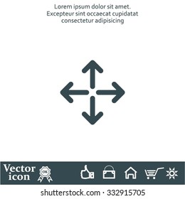 arrows vector icon