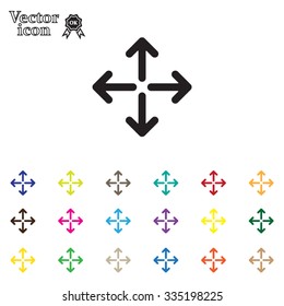 arrows vector icon