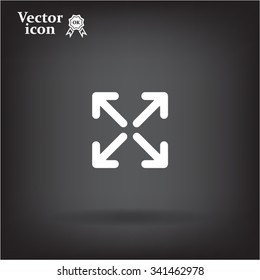arrows vector icon