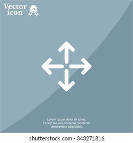 arrows vector icon