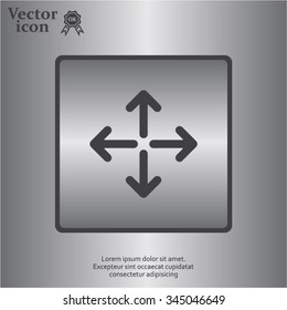 arrows vector icon