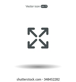 arrows vector icon