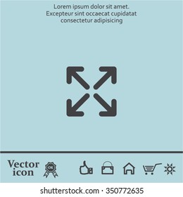 arrows vector icon