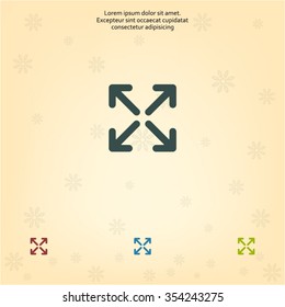 arrows vector icon