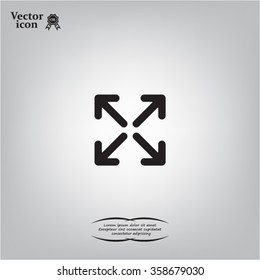 arrows vector icon