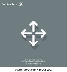 arrows vector icon
