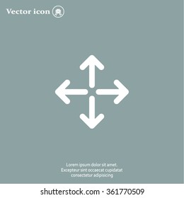 arrows vector icon