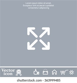 arrows vector icon