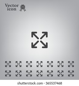 arrows vector icon