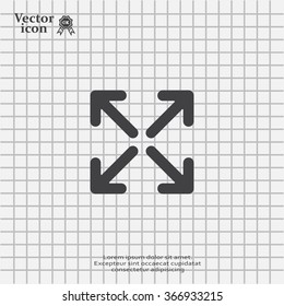 arrows vector icon