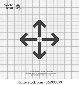 arrows vector icon