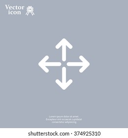 arrows vector icon