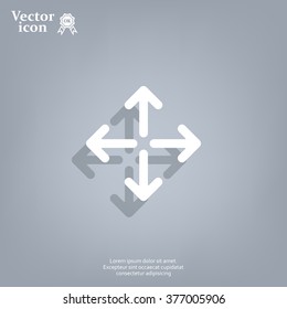 arrows vector icon