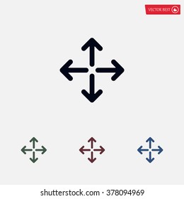 arrows vector icon
