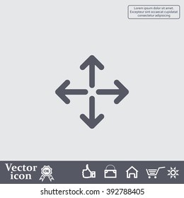 arrows vector icon