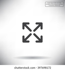 arrows vector icon