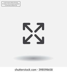arrows vector icon