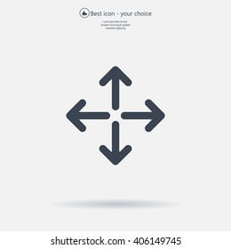 arrows vector icon