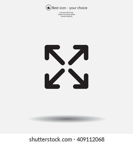 arrows vector icon