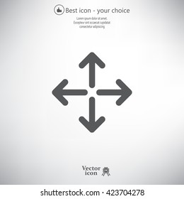 arrows vector icon