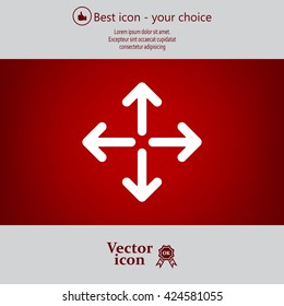 arrows vector icon