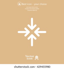 arrows vector icon