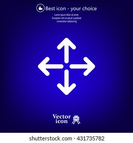 arrows vector icon