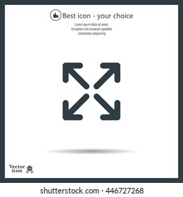 arrows vector icon