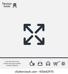 arrows vector icon