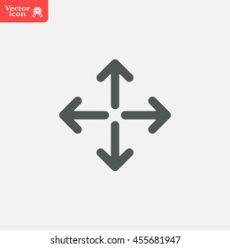 arrows vector icon