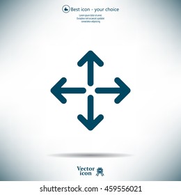 arrows vector icon