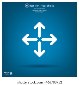 arrows vector icon