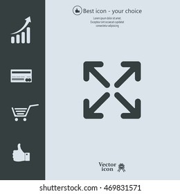 arrows vector icon
