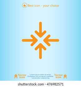 arrows vector icon