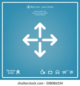 arrows vector icon