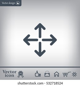 arrows vector icon