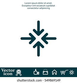arrows vector icon