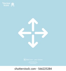 arrows vector icon