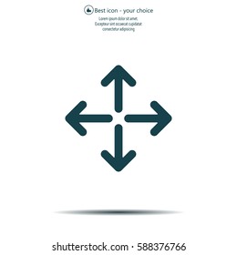arrows vector icon