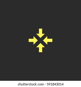 Arrows vector  icon.