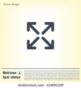 arrows vector icon