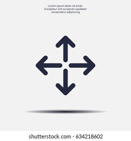 arrows vector icon