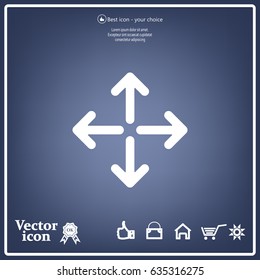 arrows vector icon