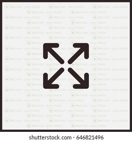 arrows vector icon