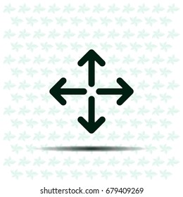 arrows vector icon