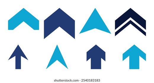 Arrows vector icon , directions and traffic sign icons