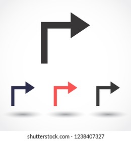 arrows vector icon eps 10