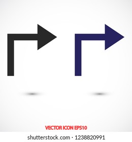 arrows vector icon eps 10